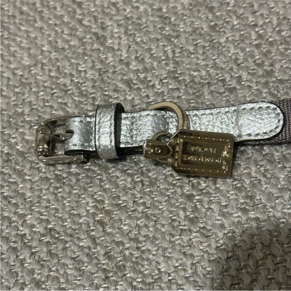 Henri Bendel Silver Dog Collar